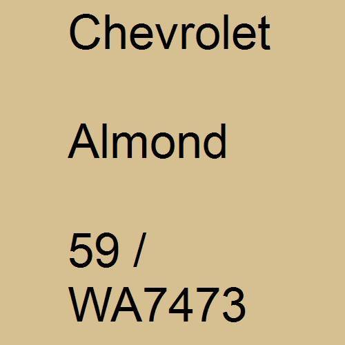 Chevrolet, Almond, 59 / WA7473.